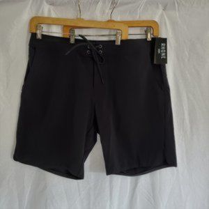 Rhone Mens 38 Tech Board Short 9" Black Surf NWT